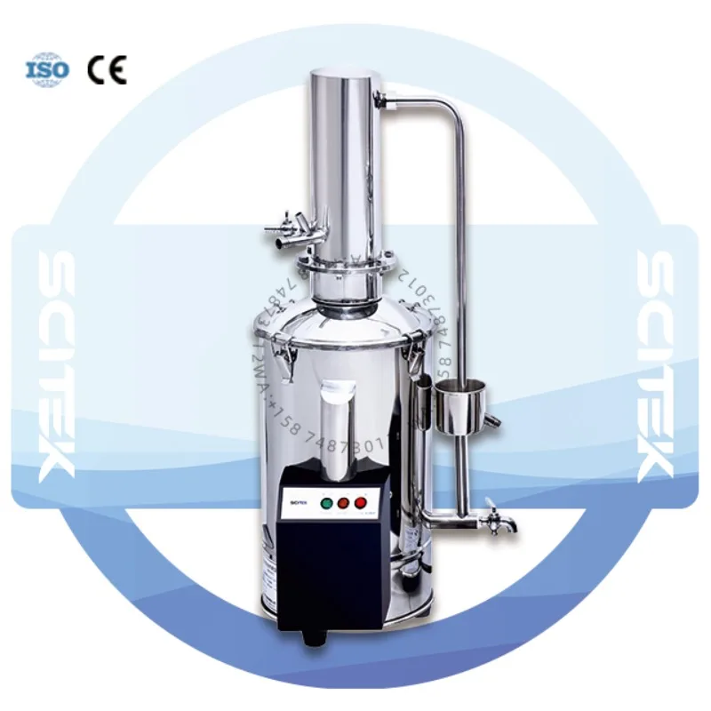 Factory Direct Sales in ChinaAuto-control Water Distiller 10L/h Laboratory Distilled Water Machine