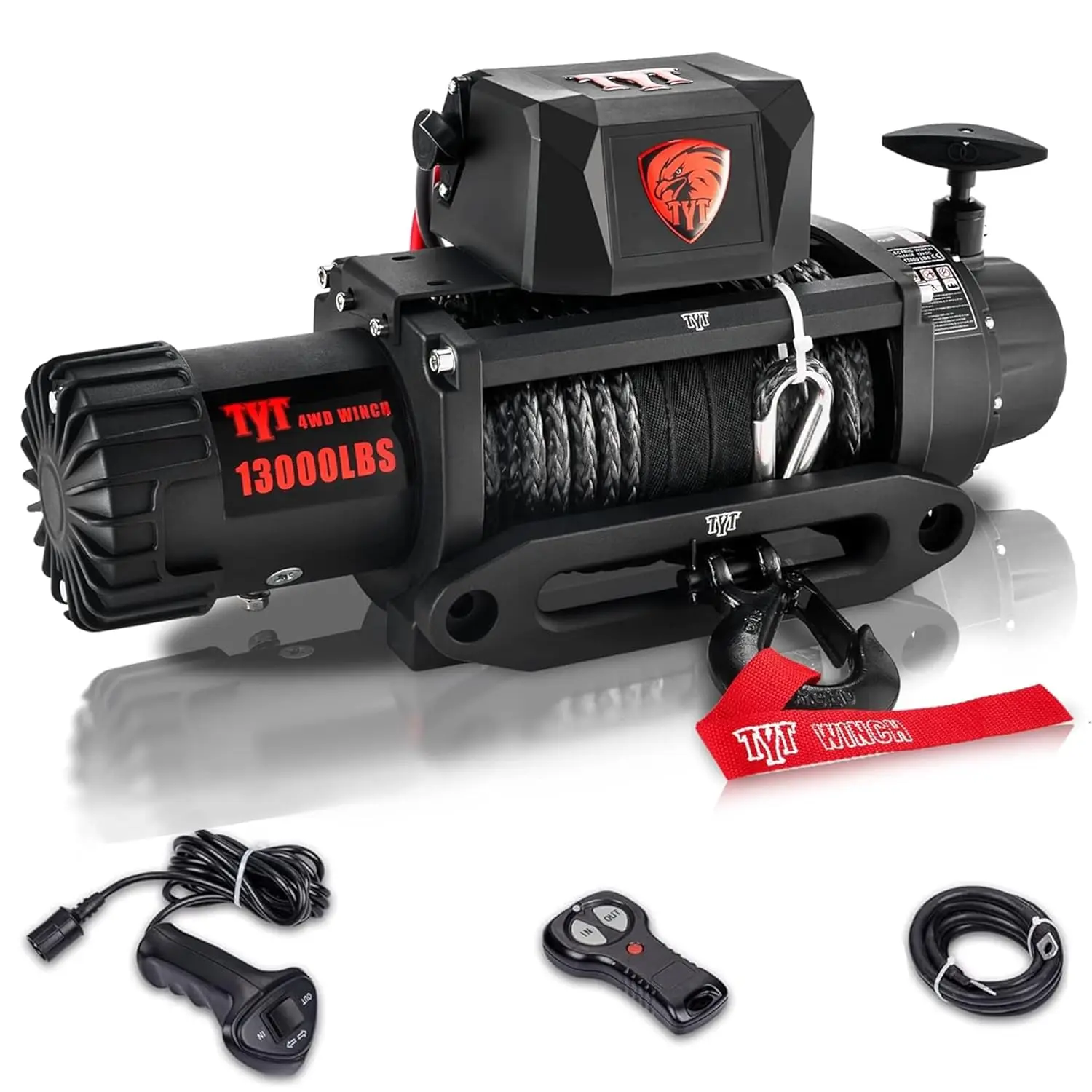 

Series Winch 13000 lb. Advanced Load Capacity Electric Winch with Synthetic Winch Rope, Waterproof IP67 Truck