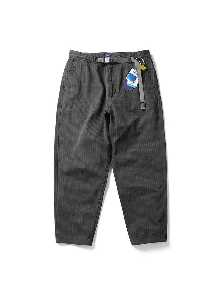 الاتجاه الياباني Cityboy الجينز الرجعية غسلها عمال السراويل الرجال فضفاضة مدبب قليلا السراويل #3