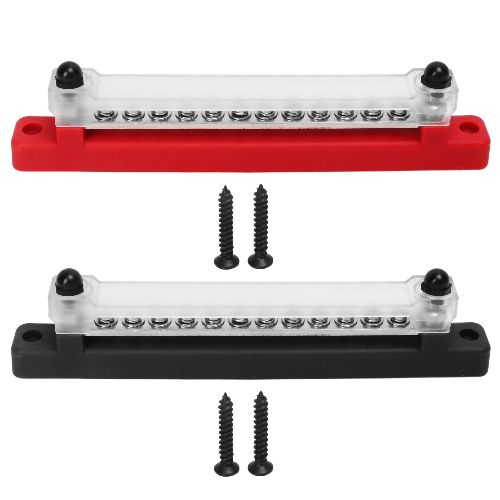 كتلة توزيع الطاقة لشريط الحافلة البحرية 48 فولت 150 أمبير أسلاك تنظيم مقاومة درجات الحرارة مع غطاء لقارب RV للسيارة #1