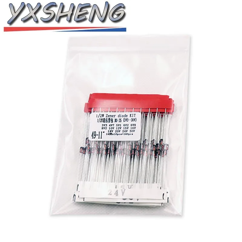 140PCS 1/2W Zener D…