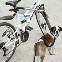 Outdoor Sports Long and Easy To Install Cycling Belt with Spring and Telescopic Bicycle Walking Rope Pet Leash