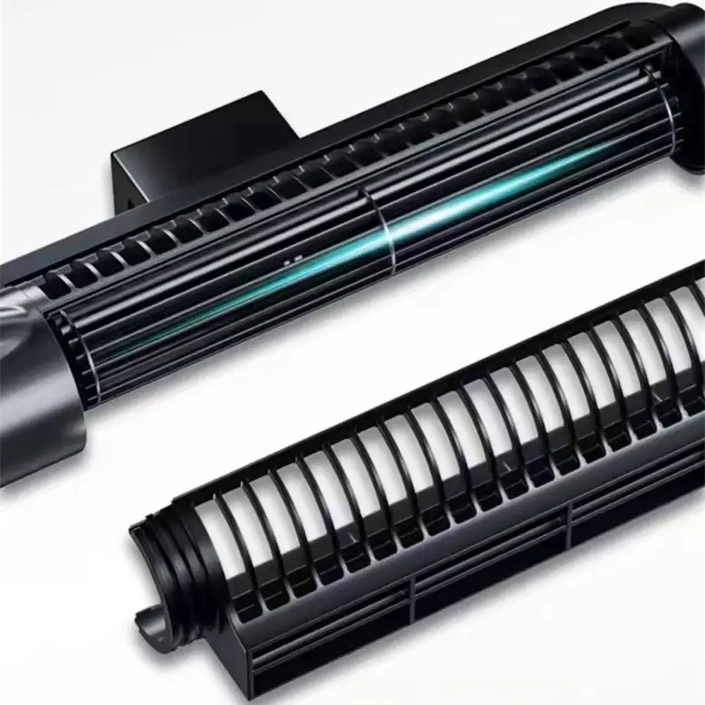 Frequency Conversion Aquarium Cooling Fan Mute Adjustable Fish Tank Cooling Fan Automatic Temperature Control Black