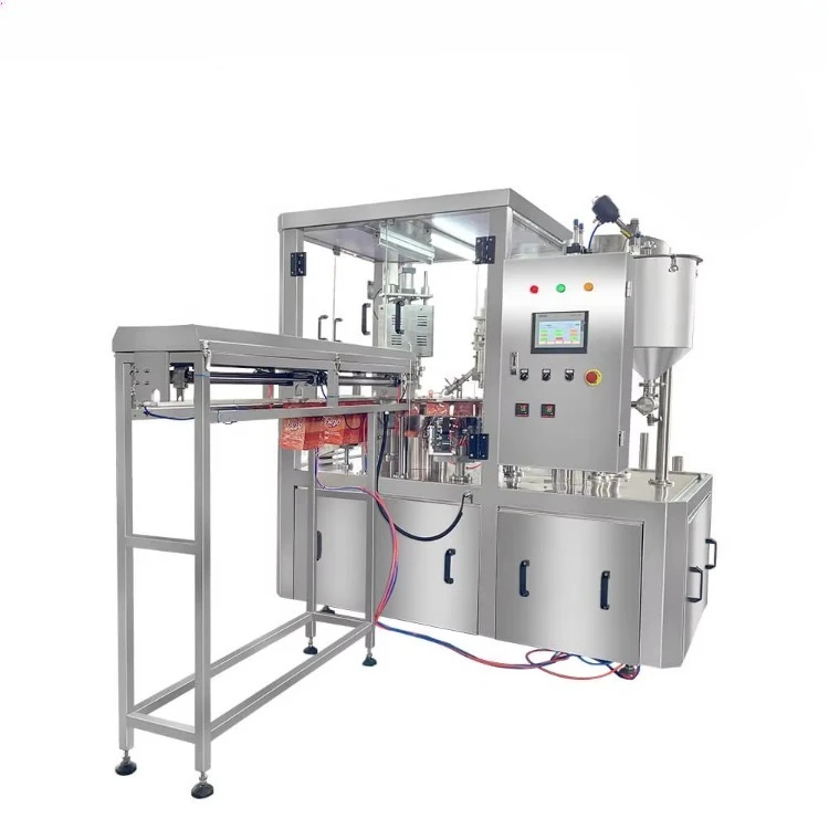 Automatic Standup Standing Stand up Spout Pouch Mushroom Bag Filling and Capping Machine for Packing Juice Yogurt