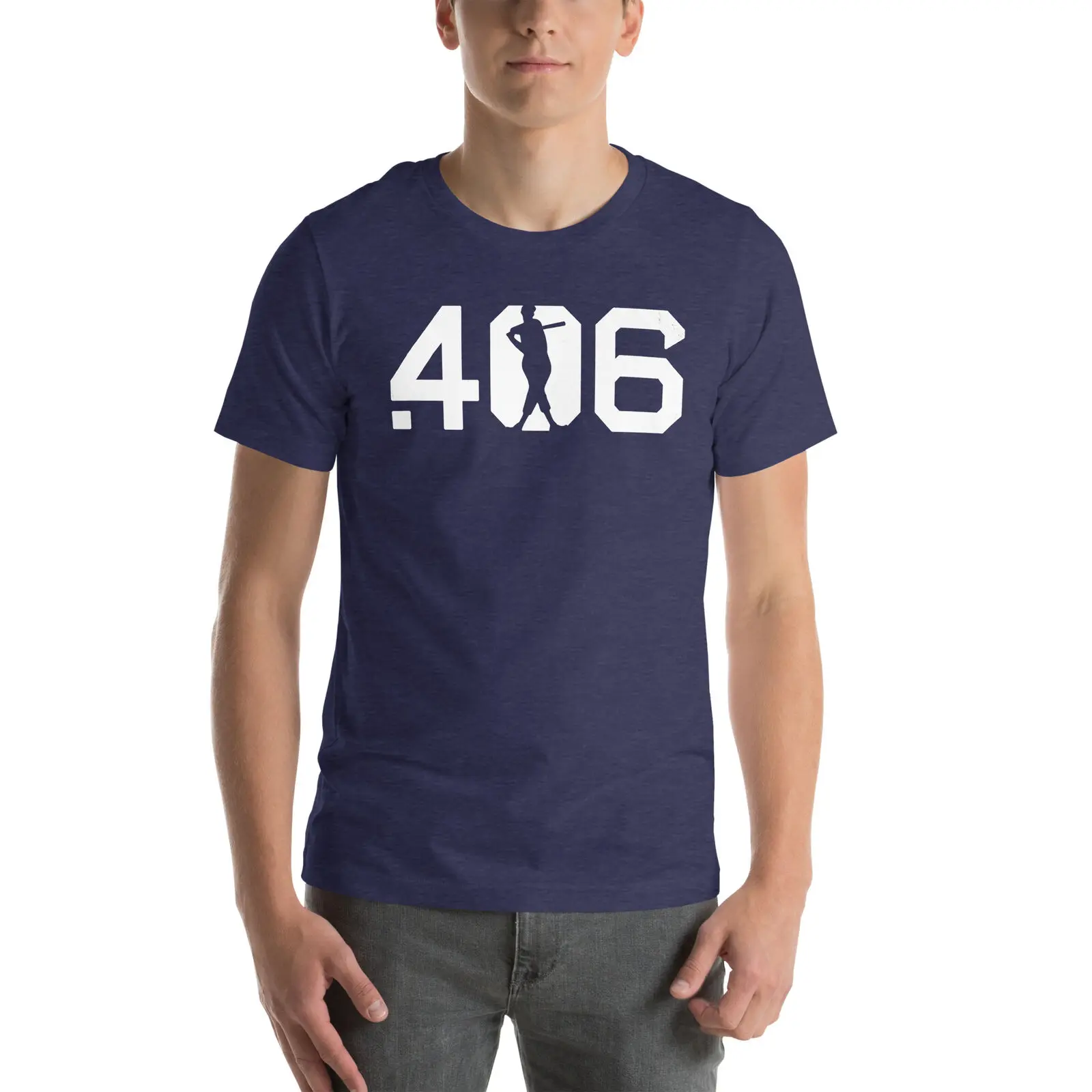 

406 Ted Williams Batting Average Baseball Graphic Tee Shirt Unisex t-shirt