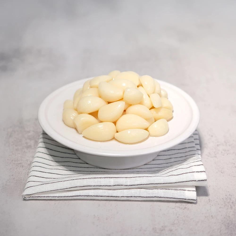 المخلل الثوم المخلل 1 كجم مخلل الثوم المقشر مخلل الثوم مطعم الصف سعة كبيرة طبق جانبي معزز الوقت