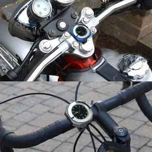 Universelle 22-28 mm bis dwasserproofes Wasserrad Fahrrad Fahrrad Richtlinie Montage Uhr Uhr Aluminium Uhr mit hochwertiger Chromtisch 10 Hauptverkaufs -Motorraduhr - №4