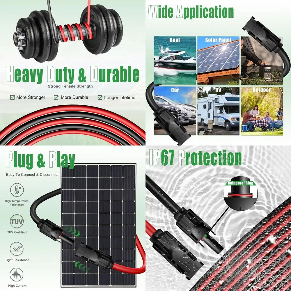 

Удлинительный кабель 50T - 12AWG 4мм², 4 пары, класс защиты IP67, с переключателями пола, для наружного применения в автомобиле, автодоме, лодке, на море - черный и
