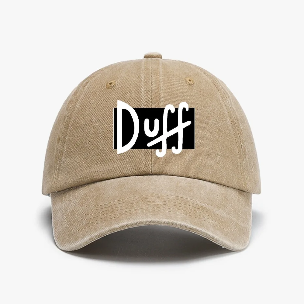

Vintage style Washed Soft top Baseball Cap Duff Beer Circle Unisex Fashion Outdoor Sport hat Sun cowboy Snapback Caps