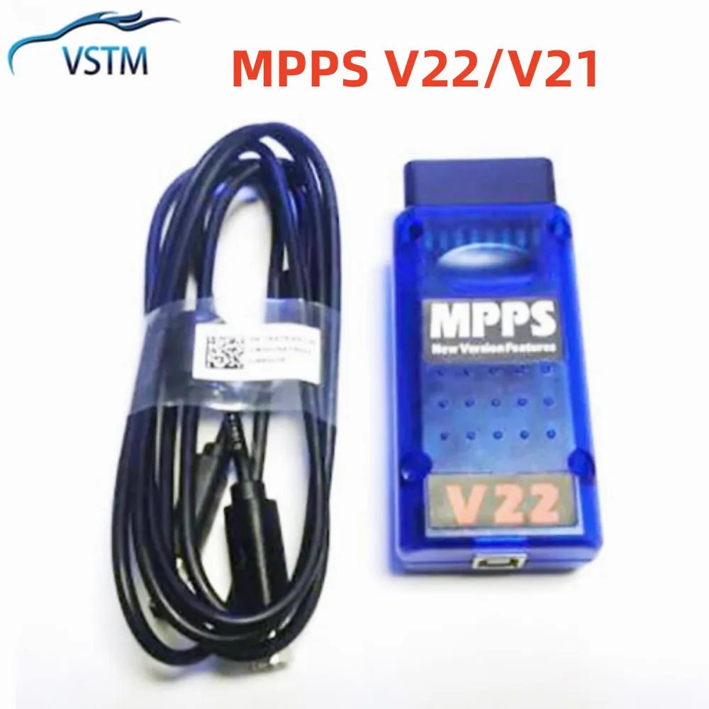 Auto OBD MPPS V22 ECU Chip Tuning OBD2 Mpps V21 Car Adapter Function Diagnostic Tool Breakout Tricore Cable Repair Tool