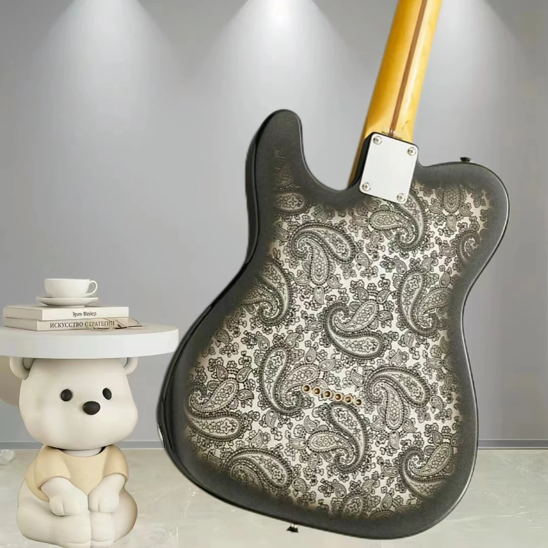 Factory Direct black Paisley electric guitar