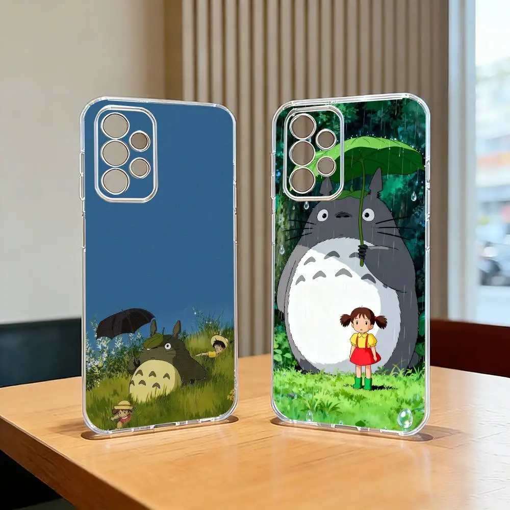 M-My N-Neighbor T-Totoro Phone CaseTransparent Cover Silicone Soft For Samsung S25,S24,S21,S22,S23,S30,Ultra,S20,Plus,Fe,Lite