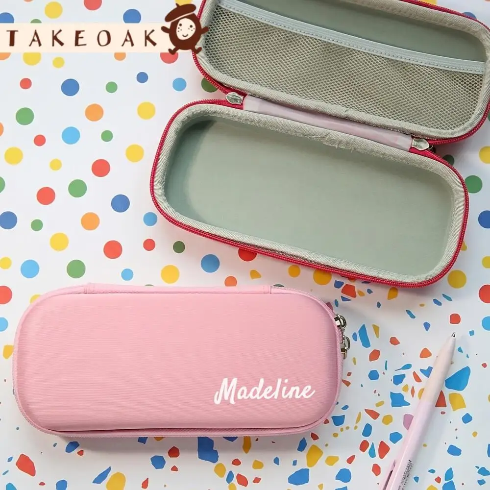Personalized Name Large Capacity Pencil Case Custom Makeup Brush Storage Bag School Stationery Organizer Back To School Gift