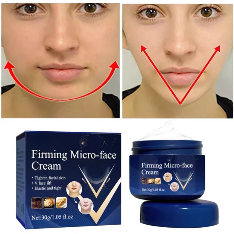 

Hot Selling V-Slimming Cream Remove Double Chin Tighten Jawline Firming Microfacial Cream, Facial Lifting & Firming Formula