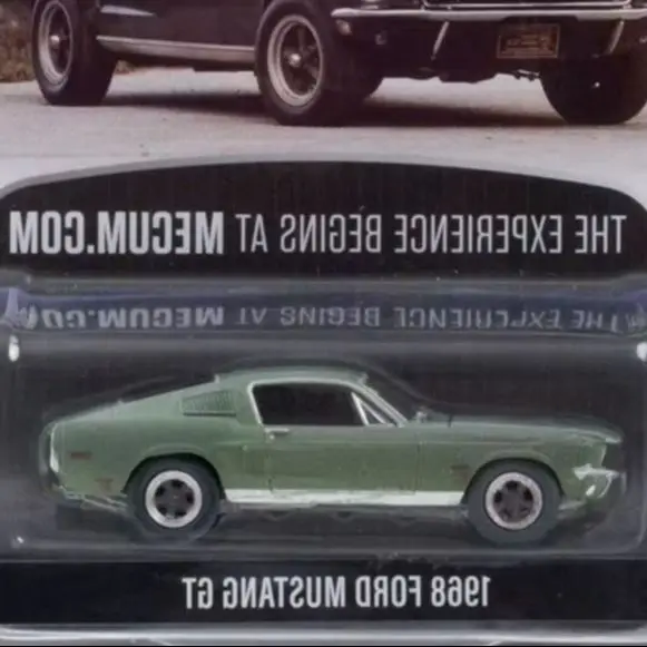 

1: 64 1968 Ford Mustang Ford Mustang GT Bullitt Advanced Collection Ornament Car Models