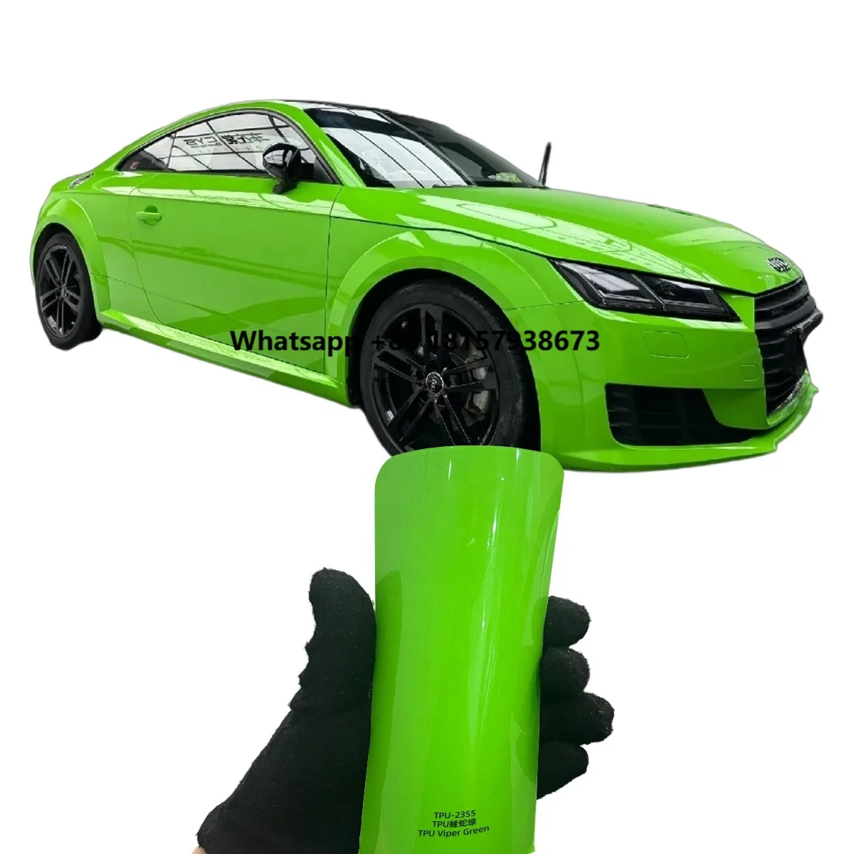 

Viper Green TPU Paint Protection Film for Cars Self-Healing Color-Changing PPF Wrap Vinyl Body Color Enhancer Exported