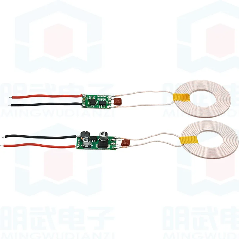 5V1A/5V2A wireless power supply module, charging transmitter and receiver circuit board