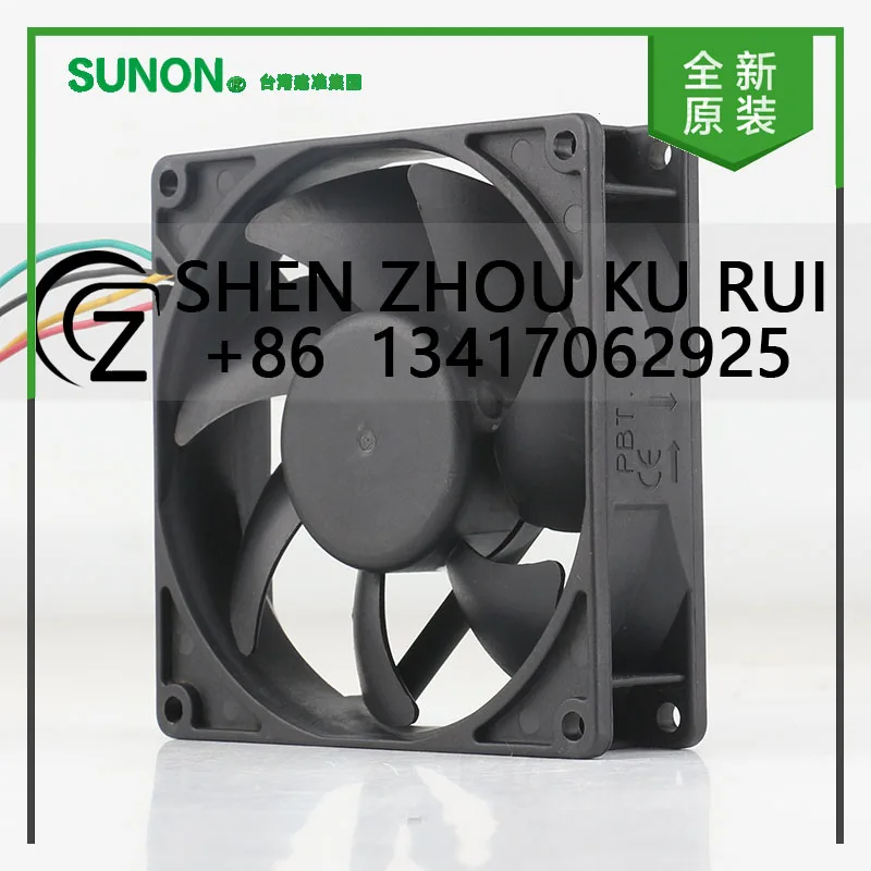 جديد Sunon 5 فولت 24 فولت 48 فولت DC12V 5.6 واط التيار المتناوب EC 9025 90X90X25 مللي متر 9 سنتيمتر PWM التحكم في درجة الحرارة خادم هيكل الطاقة PMD1209PTB1-A مروحة التبريد