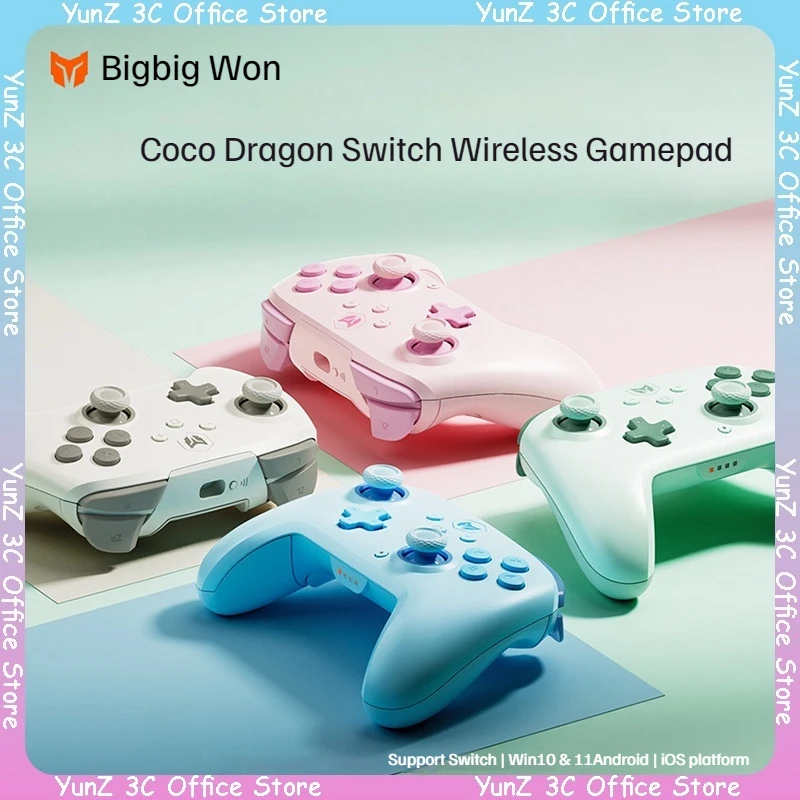 

Bigbig Won Kekelong Wireless Game Controller Oled Bluetooth Nfc Controller Body Sensing Ns Game Console Computer Android Ios