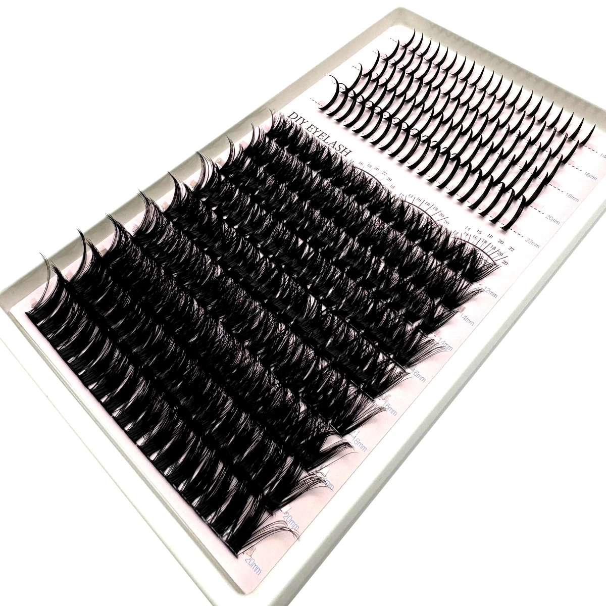 Nieuwe 80D 100D Lash Clusters Manga Valse Wimper Pop Ogen Natuurlijke Wimper Cosplay 3D Spiky Piekerige Dikke Nertsen Nep Wimpers make-up