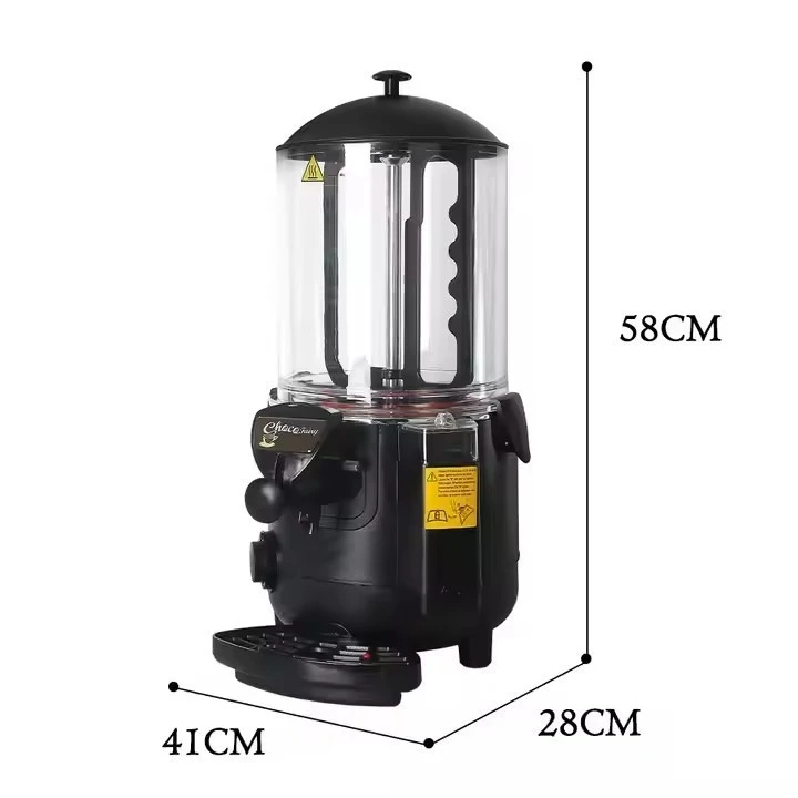 220V Hot Chocolate Dispenser Large Capacity 10L Drinking Hot Chocolate Hot Mulled Wine Tea Dispenser Cocoa Maker