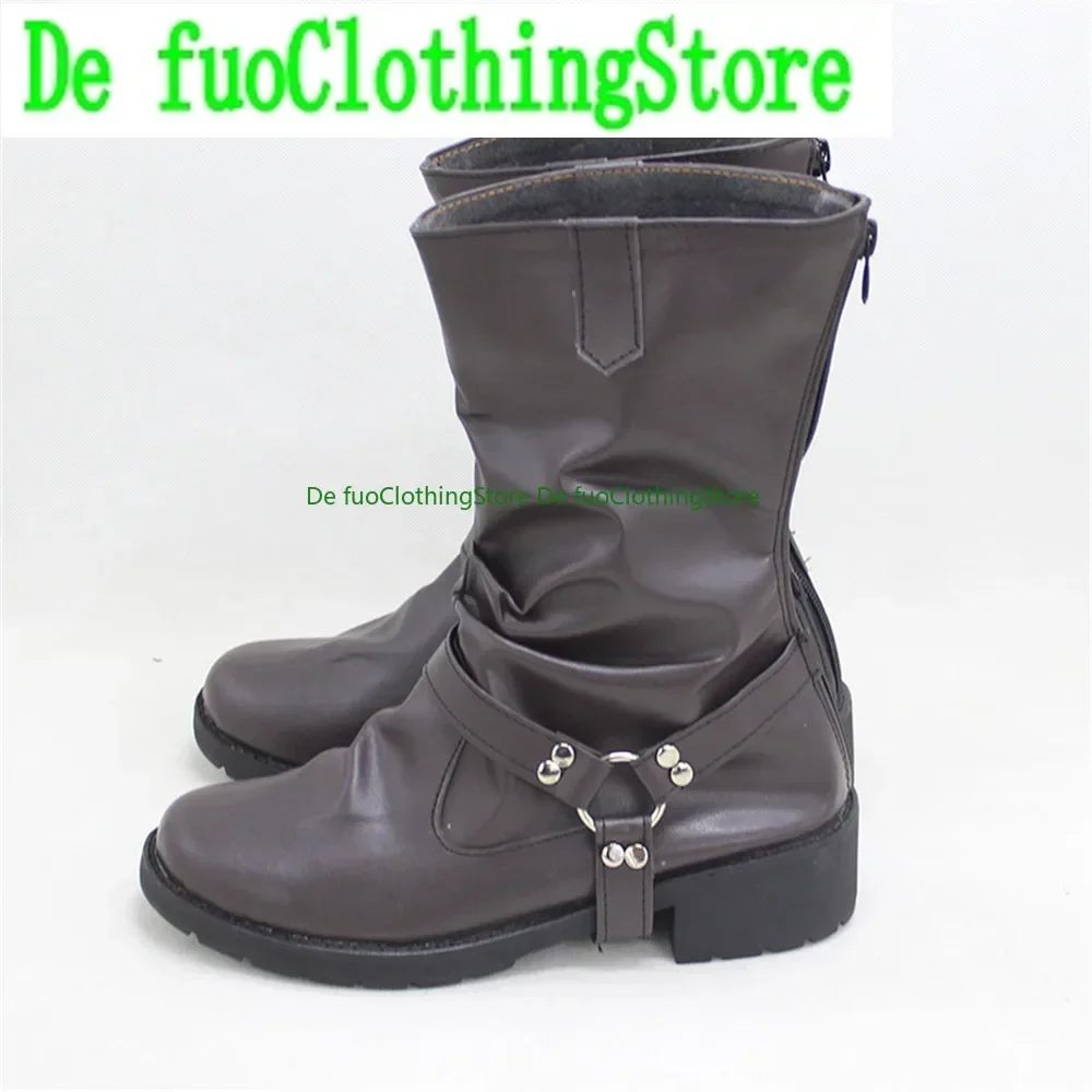 أحذية Twisted-Wonderland Ruggie التأثيرية أحذية لعبة أنيمي الهالوين Defu متجر أحذية الملابس