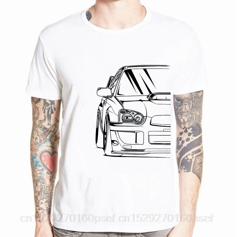 Fashion Hot sale  Japanese Classic Car |  TUNER CAR APPAREL TURBO SUBIE IMPREZZA AUTOMOTIVE T-SHIRT Streetwear