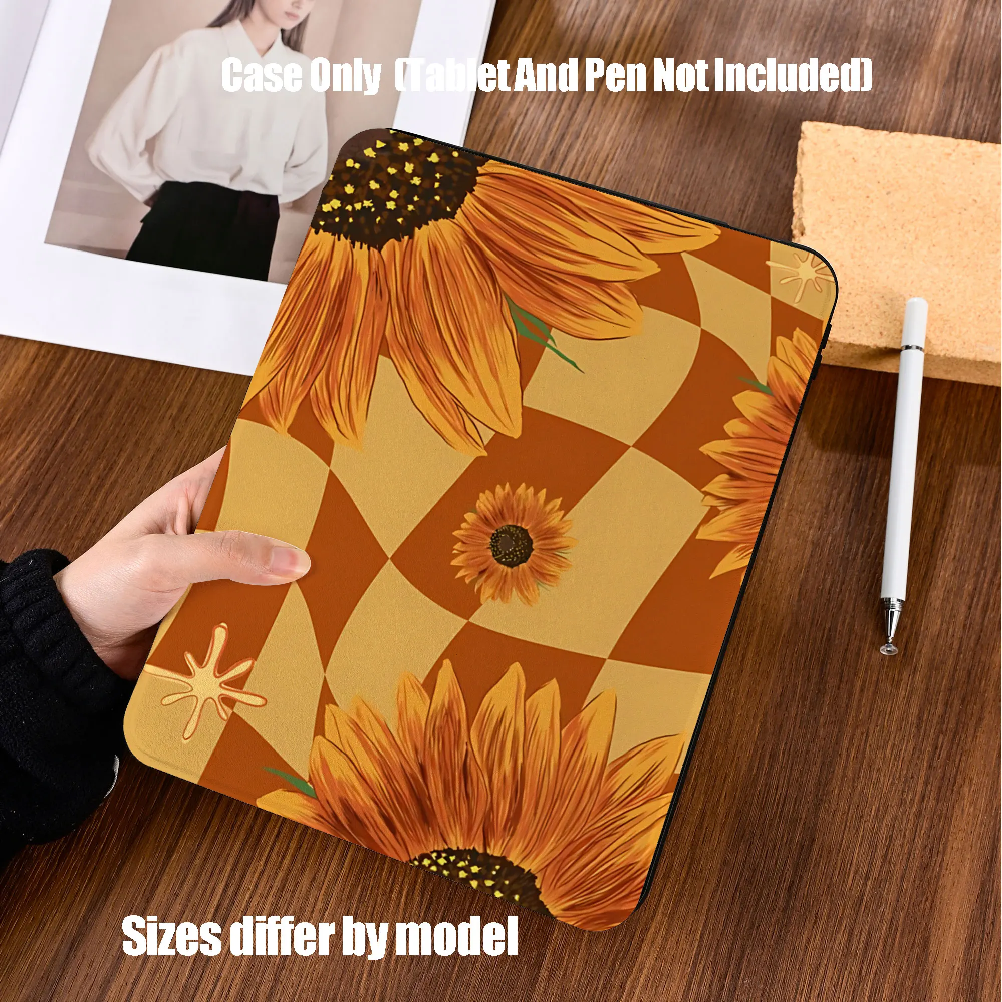 Shockproof TPU Tablet Protective Case with Pencil Holder Auto Sleep Wake for Apple /Samsung/Xiaomi/Redmi/Huawei/Honor
