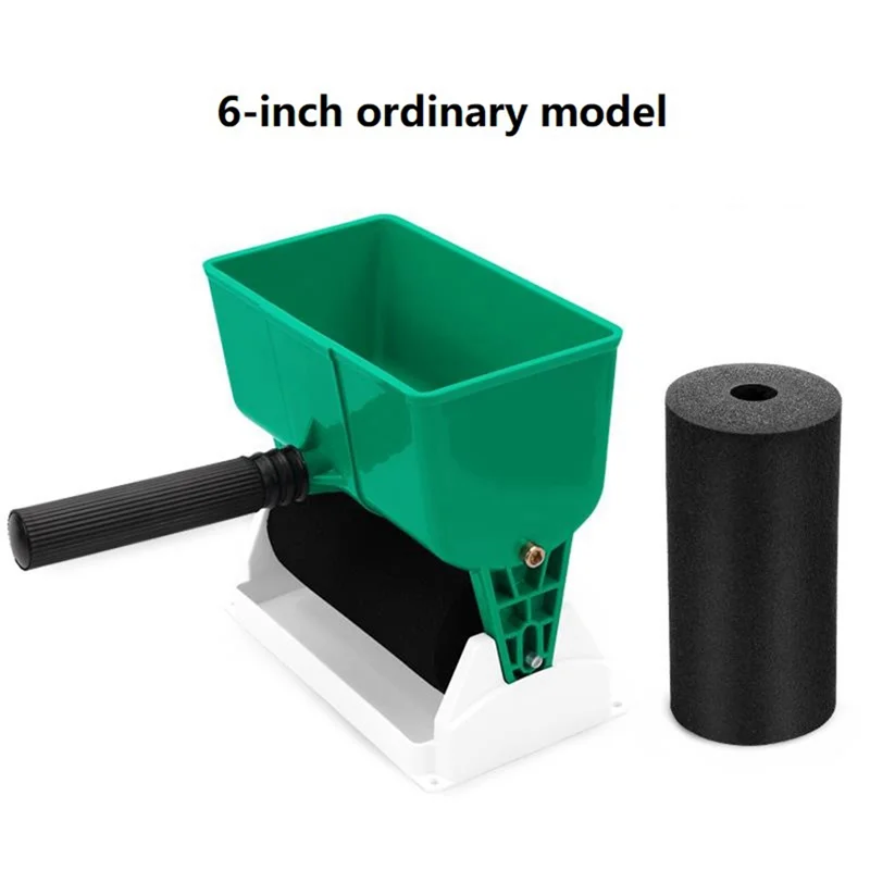 AB45 6인치 휴대용 핸드헬드 접착 롤러 목공용 페인팅 도구 배럴에 적합