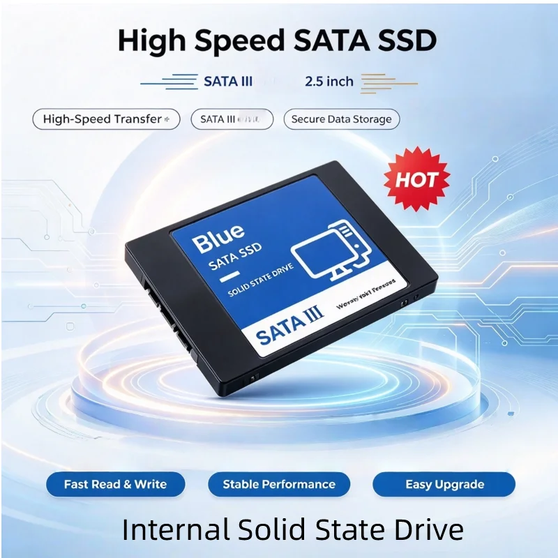 SATA III 2.5 Inch Original  Internal Solid State Drive SSD  1TB 2TB 4TB Hard Disk Fast Storage Upgrade for Laptop Desktop PC