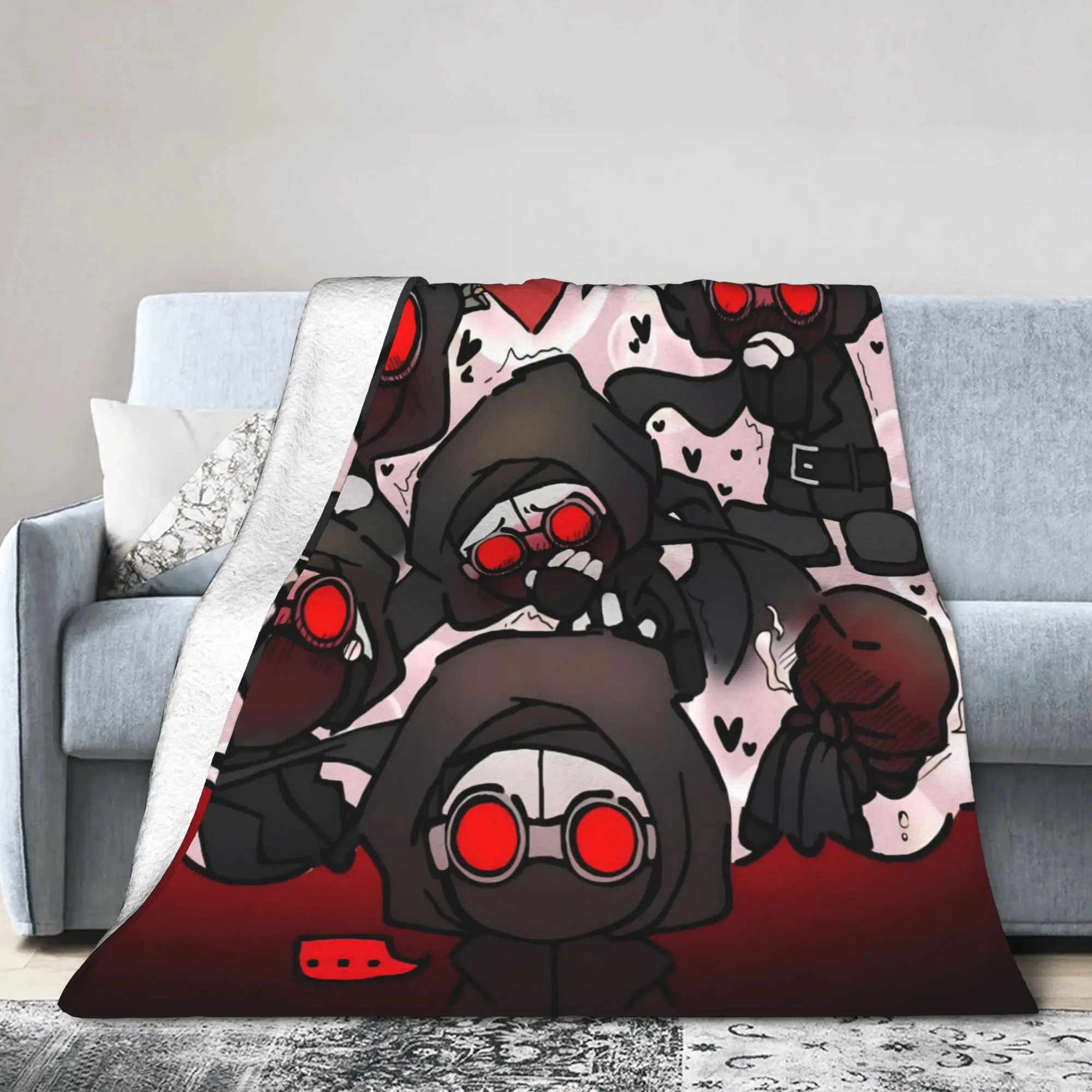 MADNESS COMBAT Hank Blanket Coral Fleece Plush  Cozy Soft Throw Blanket for Home Quilt
