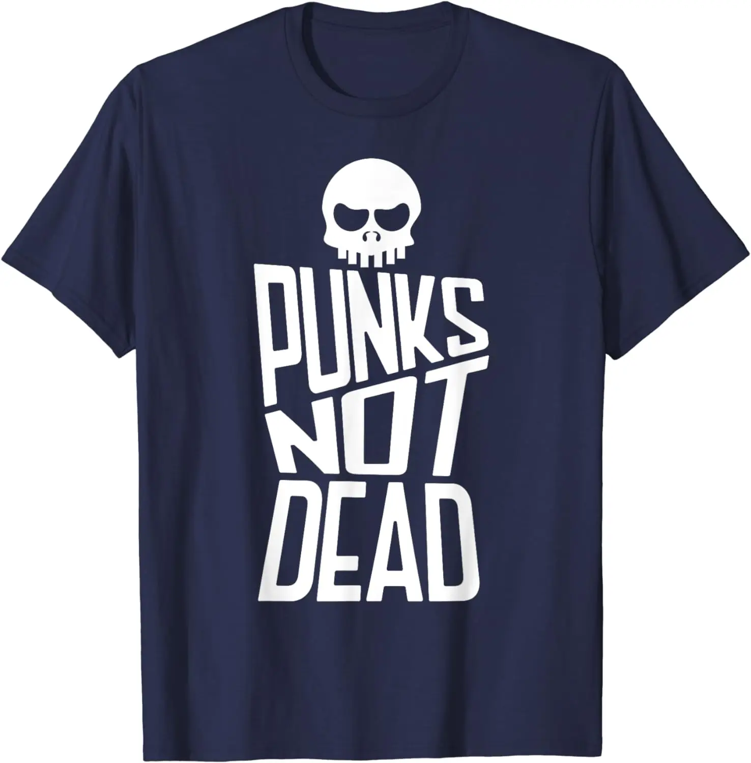 Punks Not Dead Skeleton Music Skull Aesthetic Subculture T-Shirt