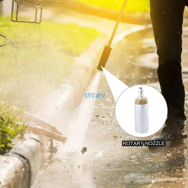 

E15A Adjustable High Pressure Nozzle for Pavement Cleaning, 350KG Load Capacity