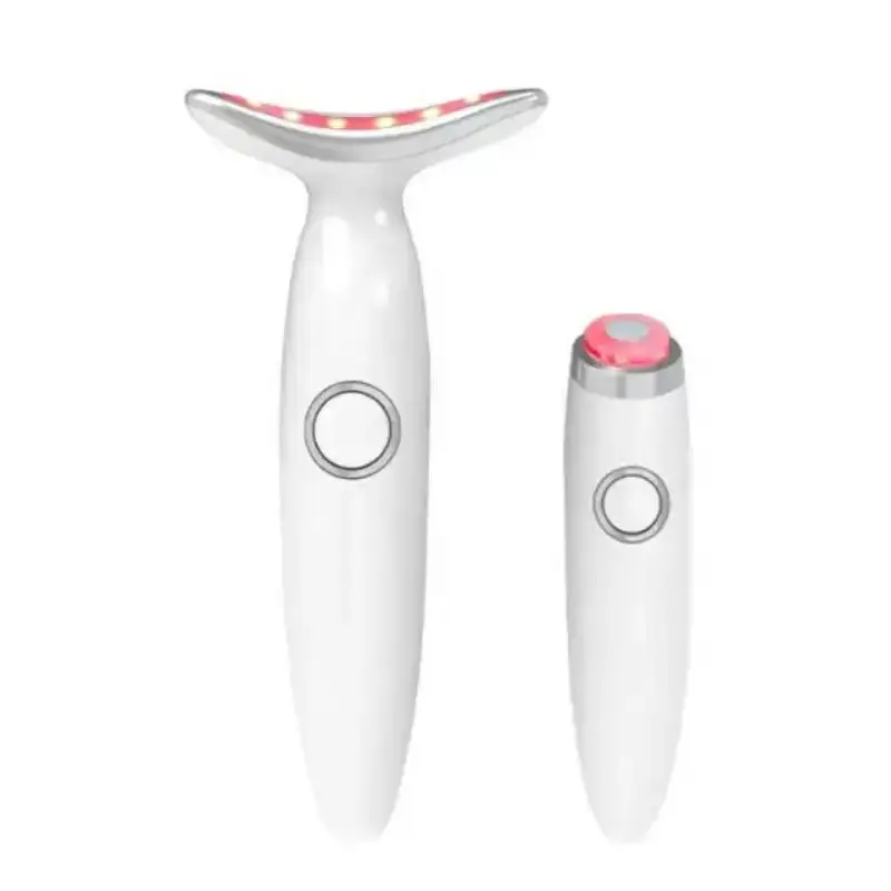 Eye care neck care household two in one beauty tool device RF face facail lifting vibration massage anti-age