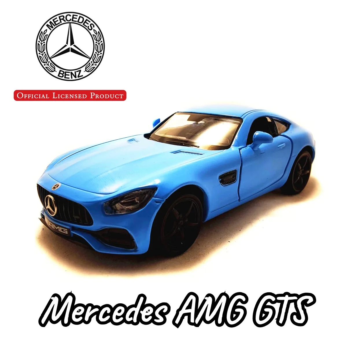 1:36 Car Model Mercedes AMG GTS Scale Metal Diecast Replica Home Office Miniature Art Vehicle Hobby Decoration Kid Boy Toy