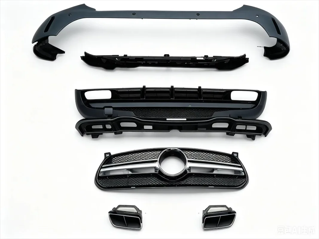 Dry Carbon Fiber Aero Body Kit for Benz GLA AMG X156 2015 Front Lip Side Skirt Rear Diffuser Spoiler