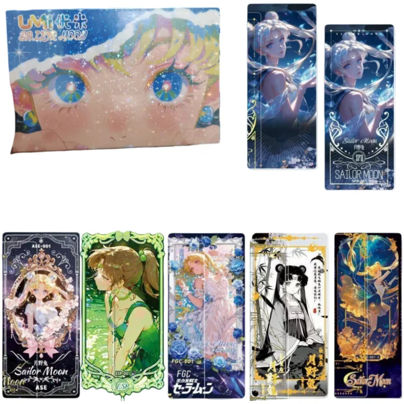 

Коллекционная карточка с изображением аниме-героини-воительницы на фоне звездного неба, детская игрушка, подарок на праздник