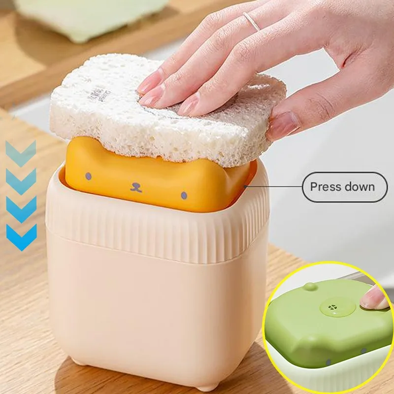 

Press Dispenser Kitchen Detergent Press Soap Dispensers Cat Portable Liquid Diverters for Cleaning Tool Home Bathroom Supplies