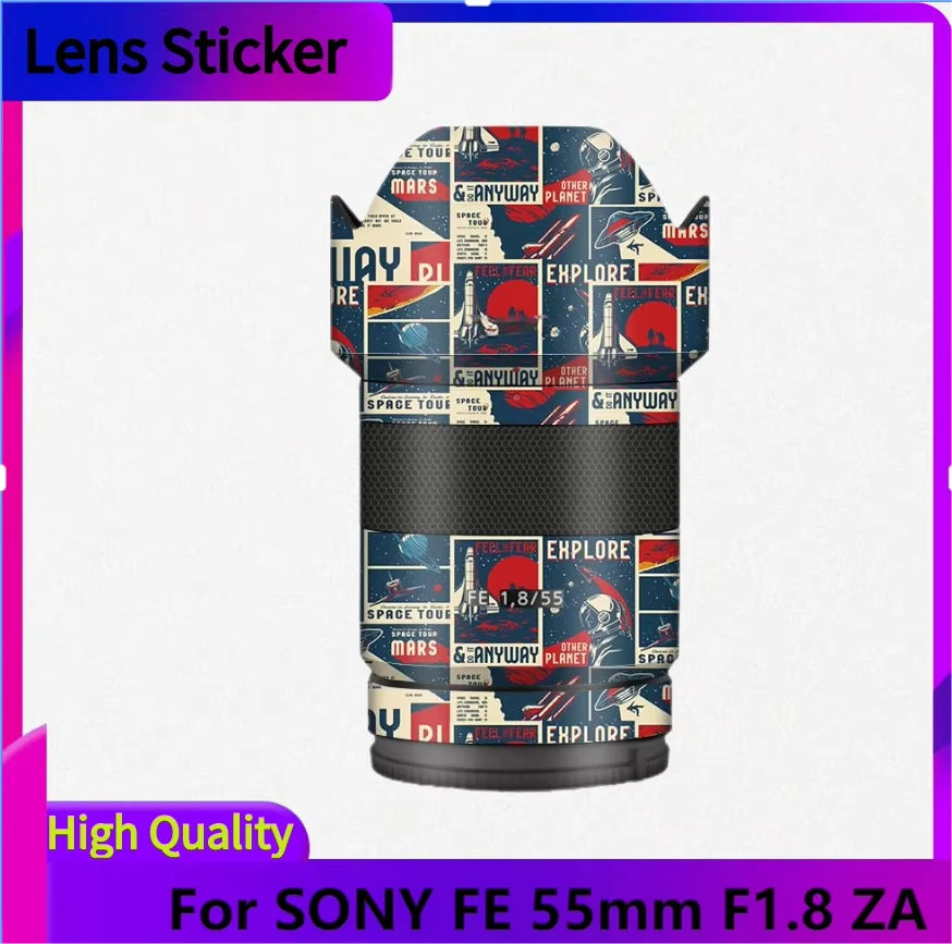 

For SONY FE 55mm F1.8 ZA Lens Sticker Protective Skin Decal Film Anti-Scratch Protector Coat SEL55F18Z 1.8/55 F/1.8 551.8