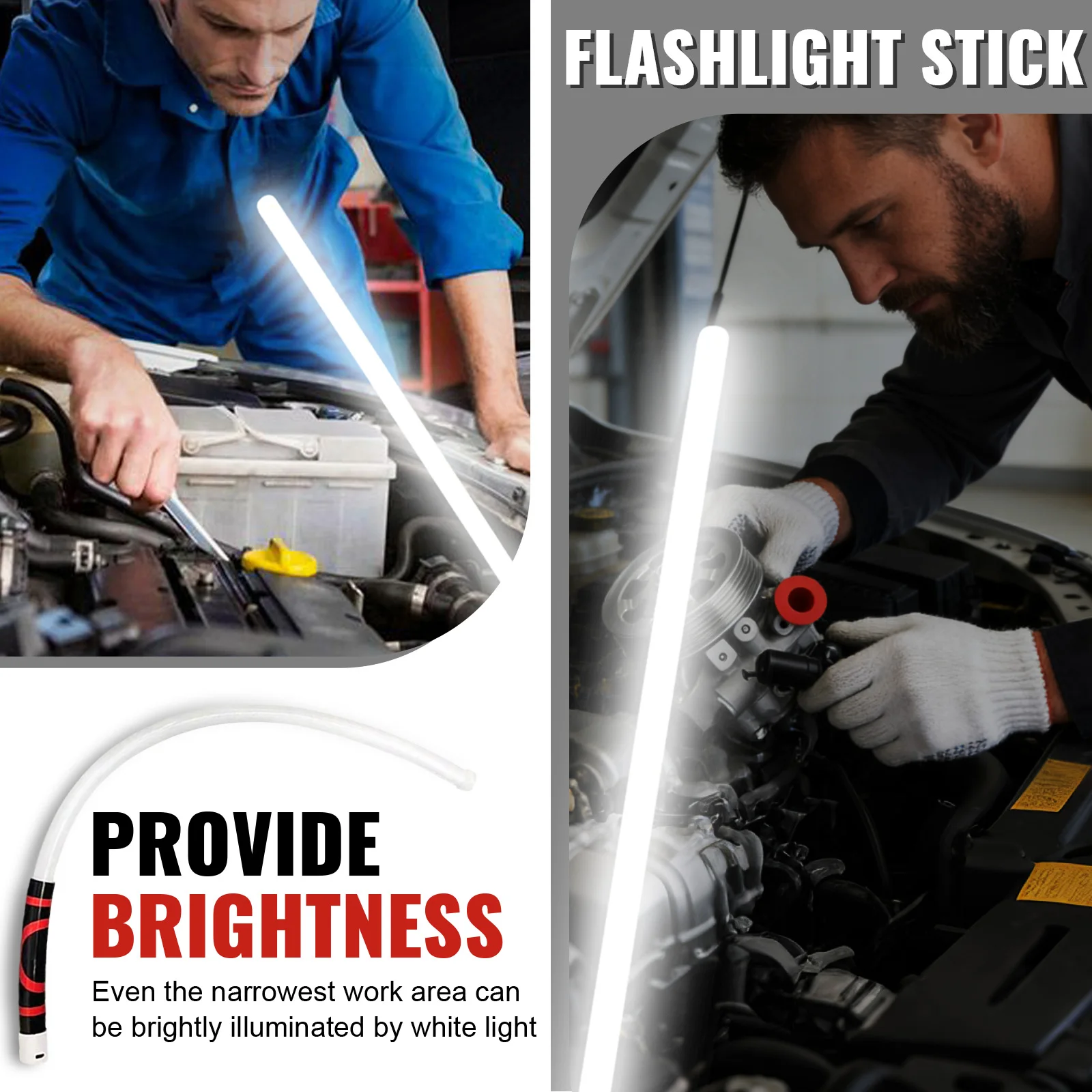 

Светодиодный фонарик-стик с увеличенным временем работы от батареи до 7 часов