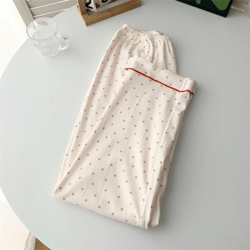 Hello Kitty Women's Pajamas, Velvet Cute Cartoon Set, Warm and Comfortable Woolen Pajamas, Two Piece High Quality Home Clothes