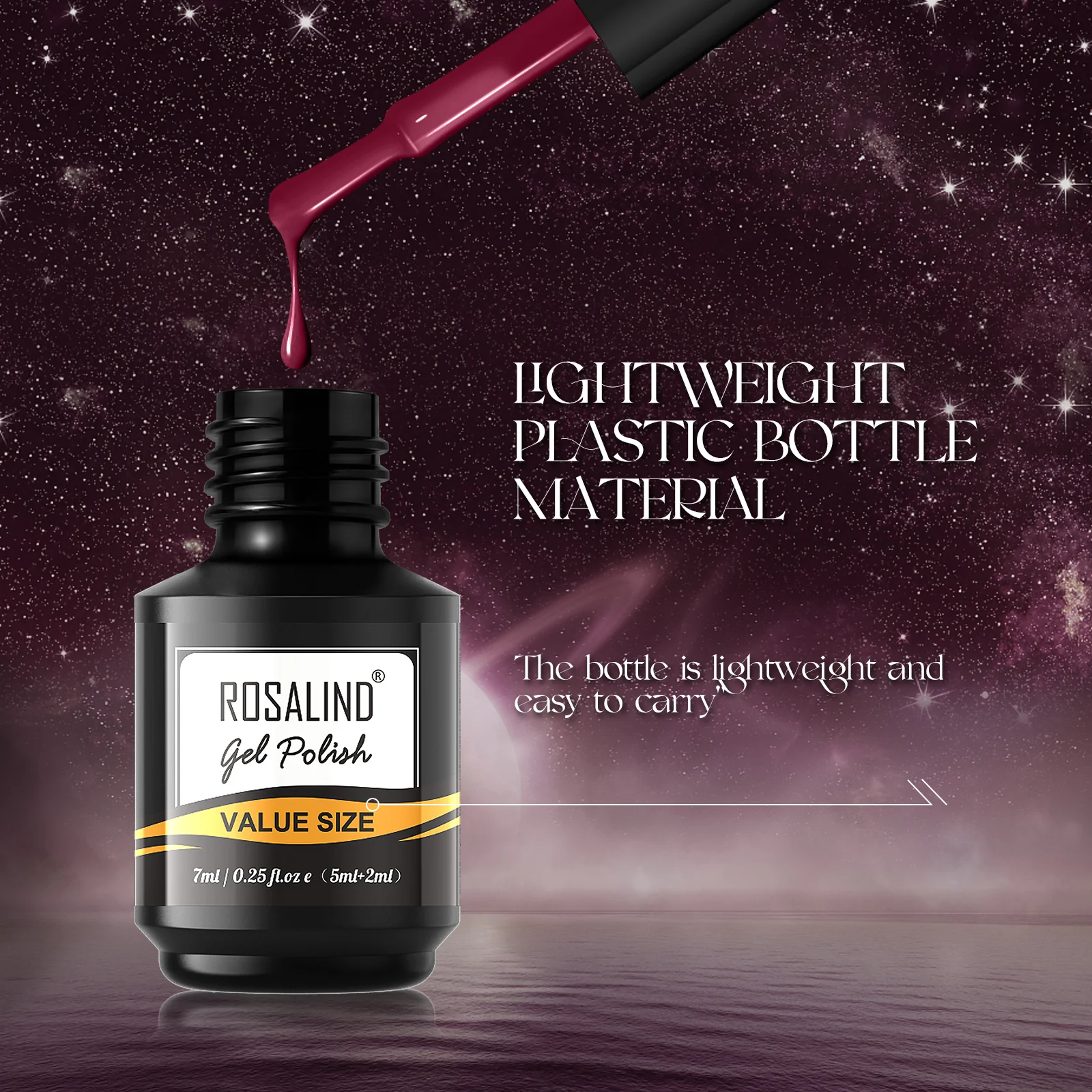 Rosalind 4/6psc เจลทาเล็บชุด 7ml เล็บ Primer ยาทาเล็บชุดเจลตัวแทนขัด UV โคมไฟเล็บอุปกรณ์