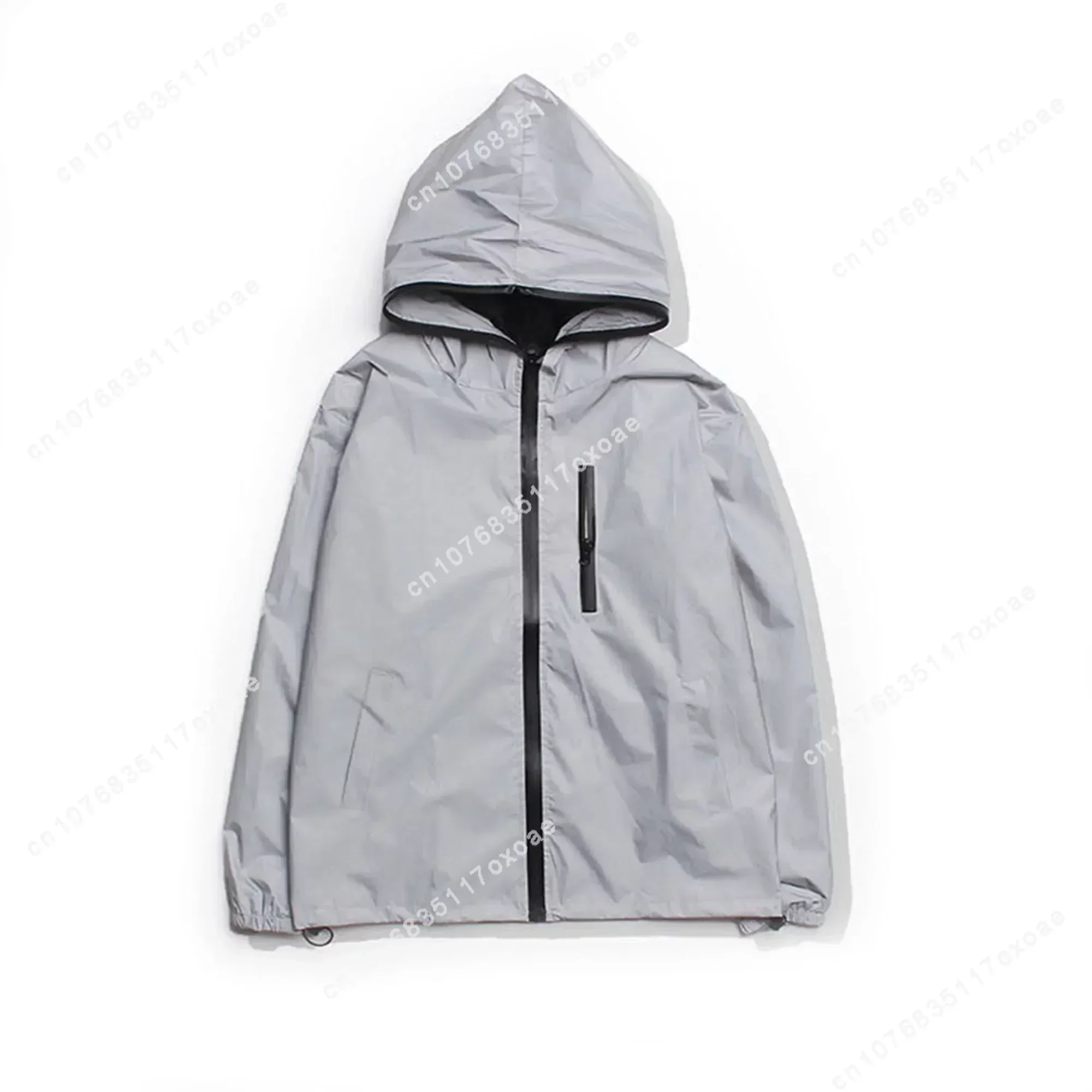 Death Note Reflective Jacket Mens Womens L Lawliet Coat Hooded Windbreaker Pocket Jackets Anime Cartoon Customization Hoodie