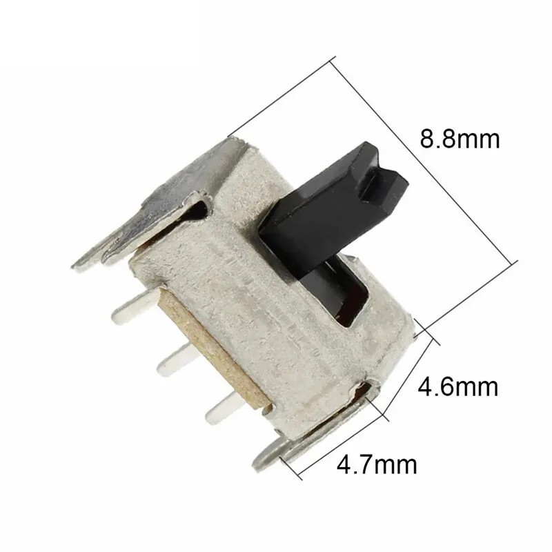 50pcs SK12D07VG3 SK12D07VG4 SK12D07VG5  Toggle Switch 1P2T Handle High 3mm 4mm 5mm image 4