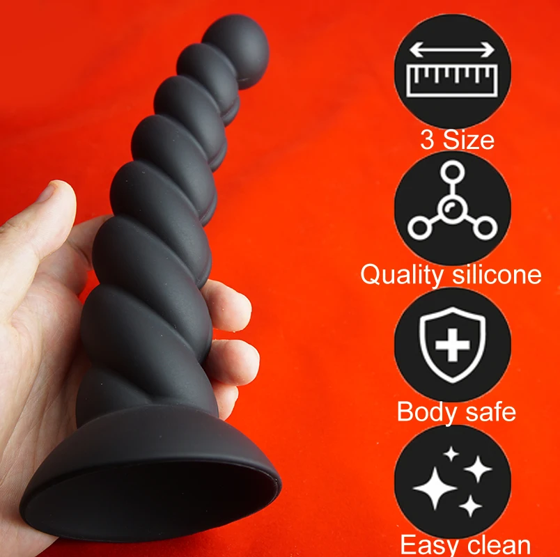 Silicone Anal Dildo Dilator Expander Sex Toys,Vagina Anus Ass Big But Butt Plug With Suction Cup,Analplug Buttplug Butplug