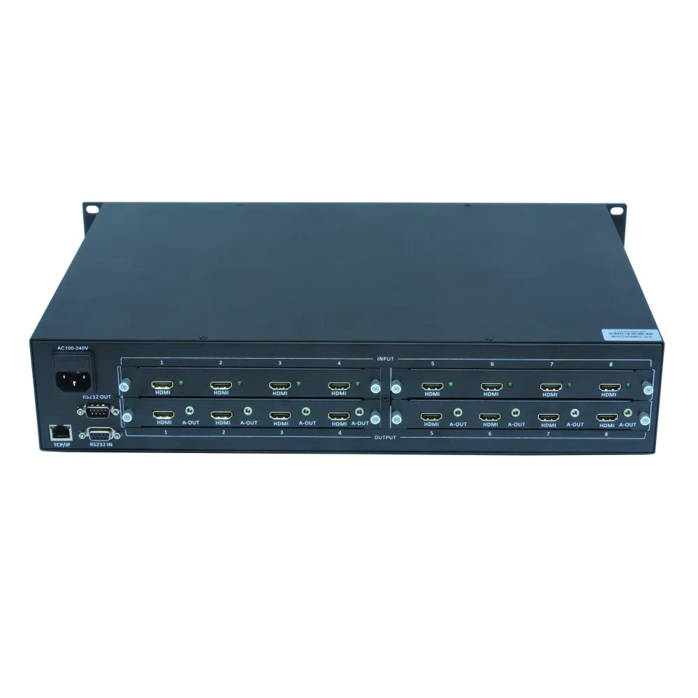 

Hot Selling 8 in 8 out HDM I matrix 8X8 HD hdm i video plug-in matrix switcher