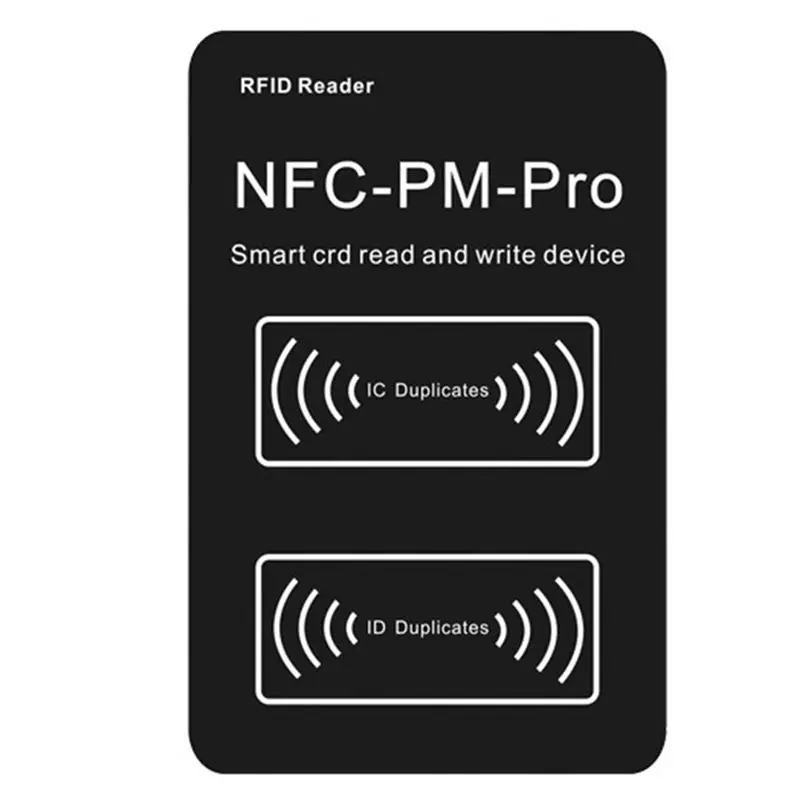 ABKN-RFID Smart Chip Reader PM PRO Decoder+5XUID Keychain Key Copier 13.56Mhz 125Khz Badge Write Token ID IC Tag Clone
