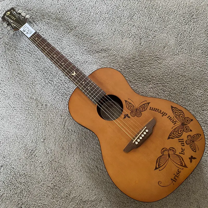 

F789 All Solid Spruce+Mahogany Body 41'Electric&Acoustic Guitar EIP Genuine Original DR500 Authorised Produced in China