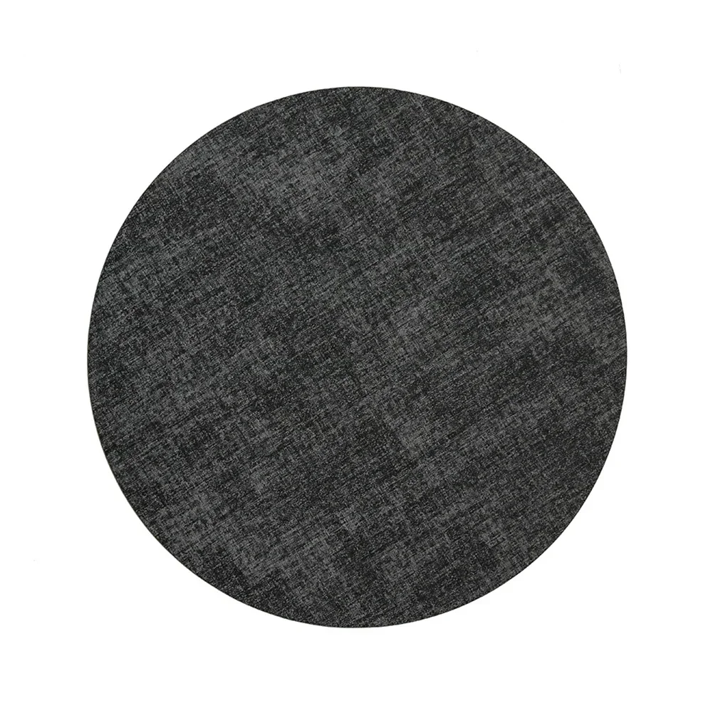 

Place Mat Round PU Leather Place Mat Dining Table Mat Coffee Coaster Waterproof Heat Insulation Table Pad Desktop Mat Coaster