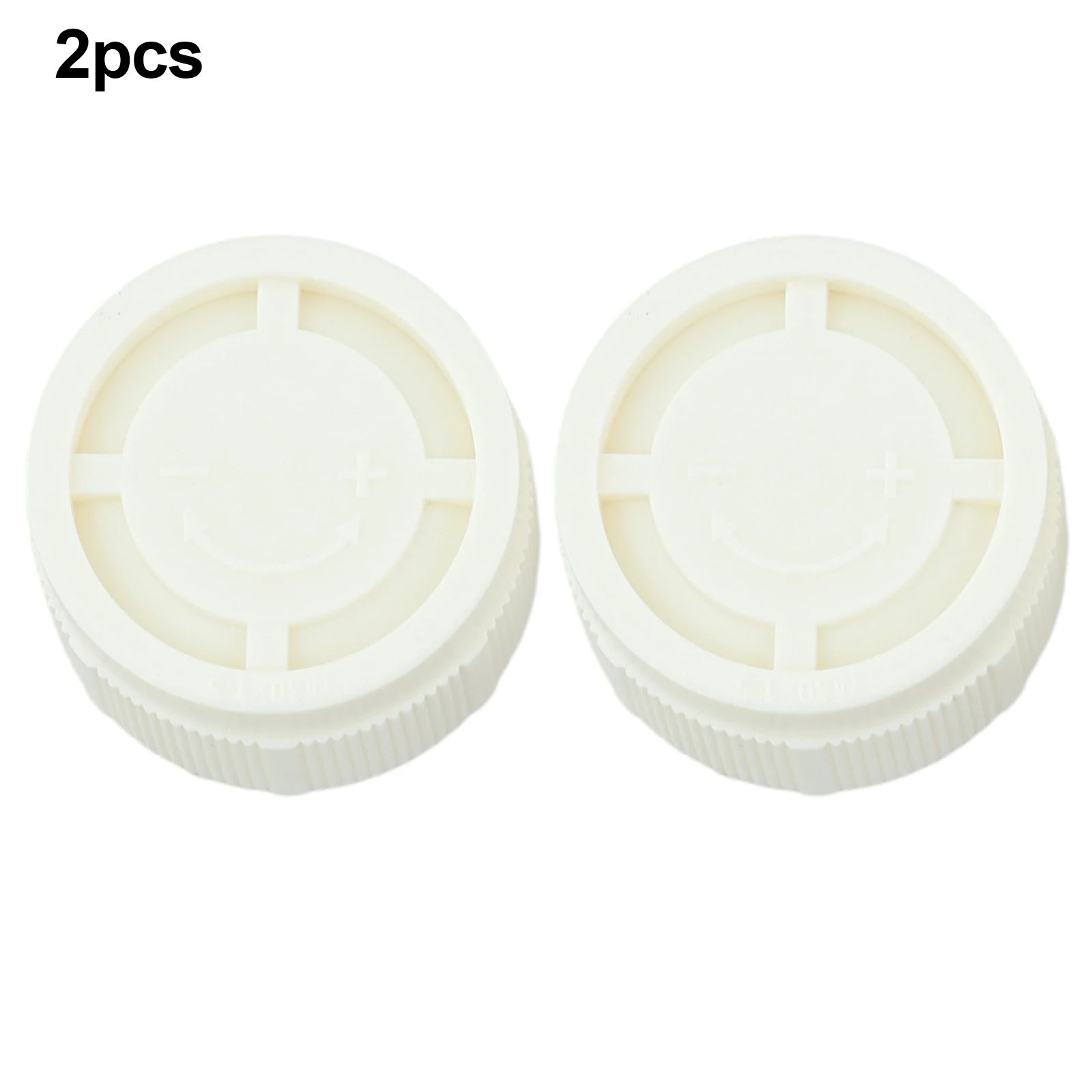 

2Pack Heater Adjustment Cap M30X1.5 TRV White Plastic Decorative Cover For Precise Control Of Your Heating System